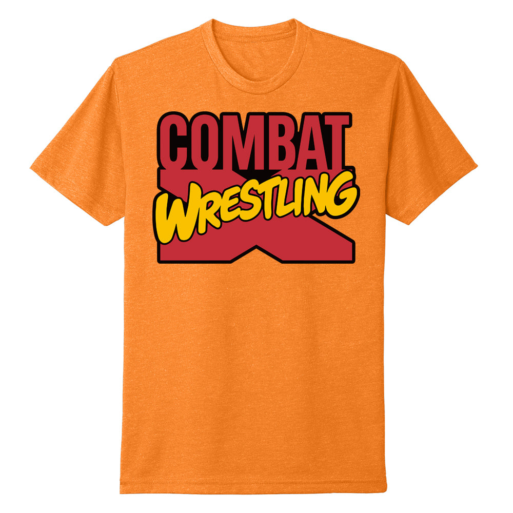 Combat X Wrestling Tee (Comic Logo) - Various Colors