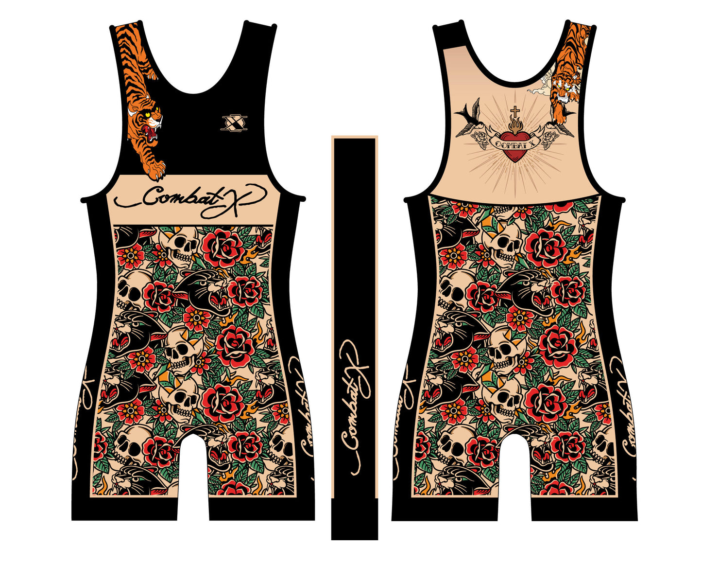 Combat X 'Sacred Ink' Singlet - Youth & Adult (MEN & WOMEN'S Cut)