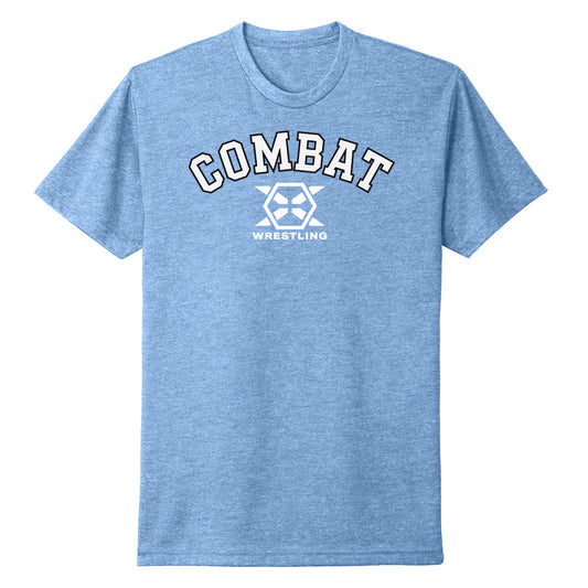 Combat X Wrestling Tee (Varsity Logo) - Various Colors