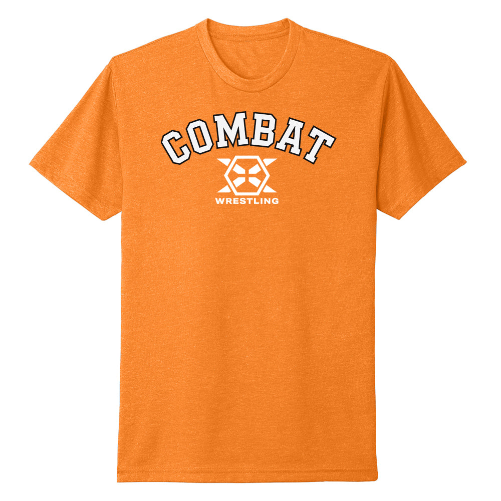 Combat X Wrestling Tee (Varsity Logo) - Various Colors
