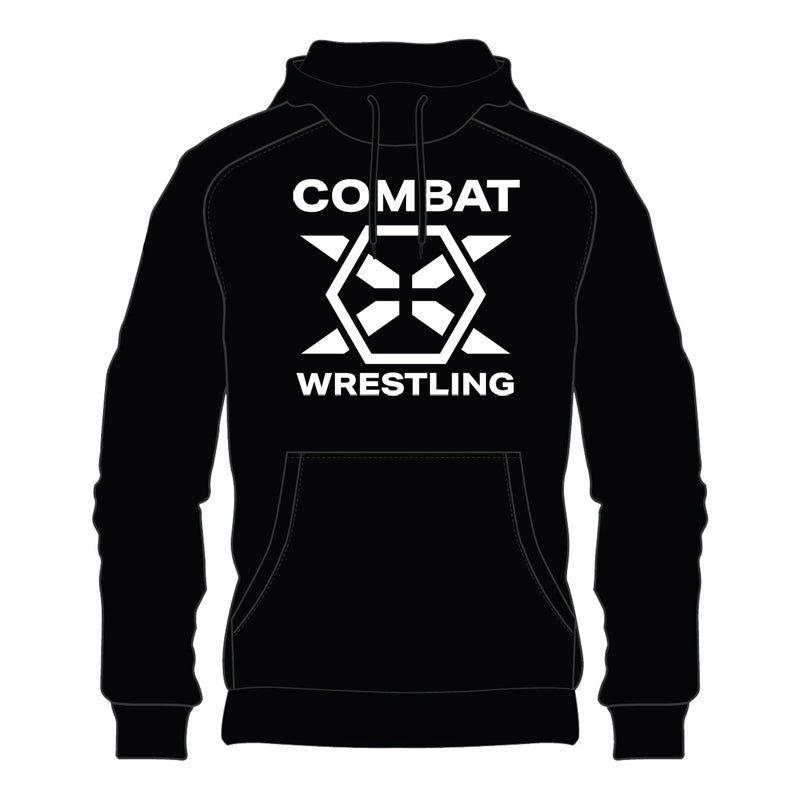 Combat X Wrestling Fleece Pullover Hoodie - Black