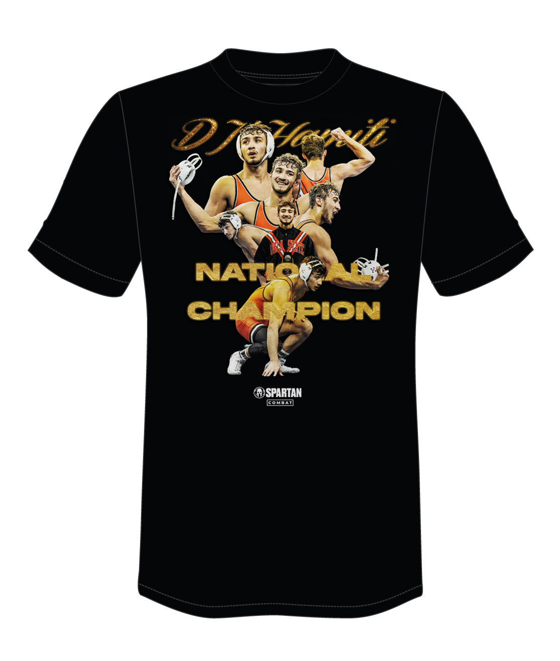 Dean Hamiti 2025 National Champion Cotton Tee - Black
