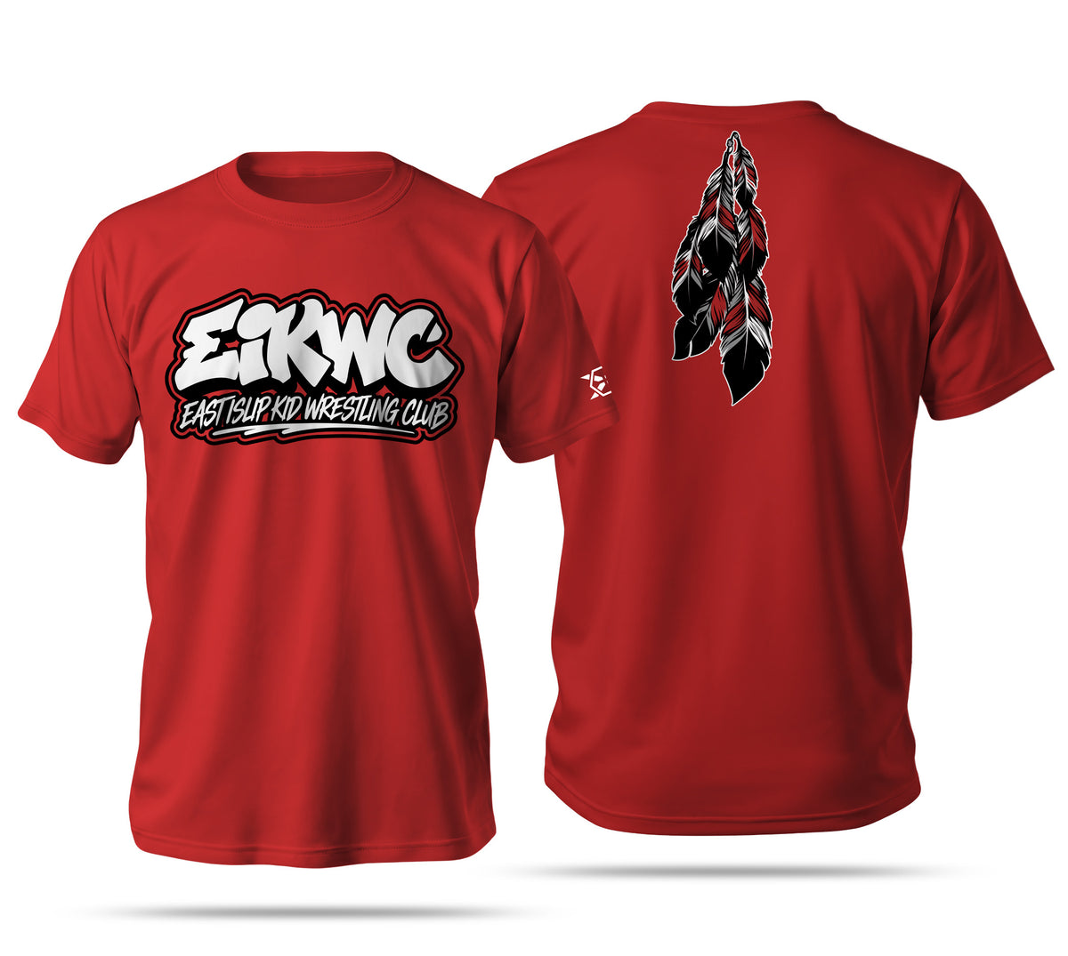 EIKWC Team Short OR Long Sleeve Cotton T-shirt (Black or Red)