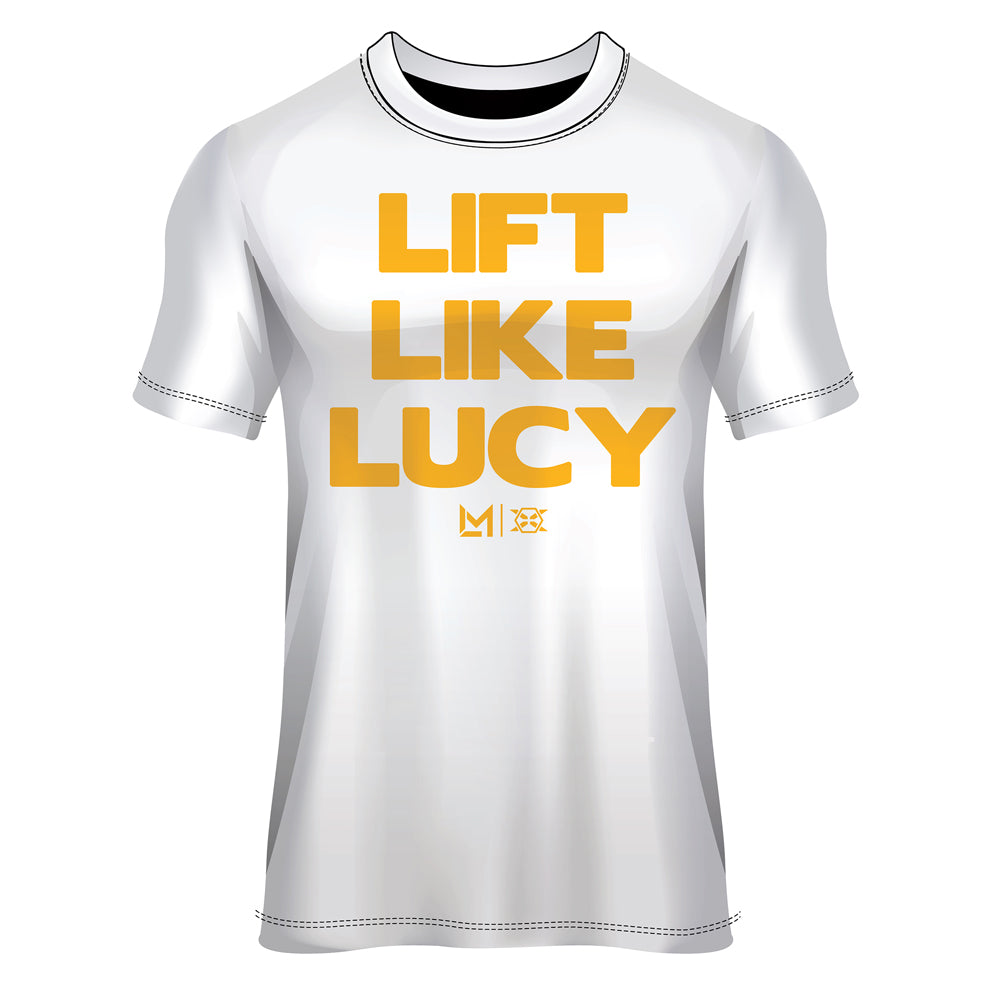 Lucy Milgrim "Lift Like Lucy" Tee
