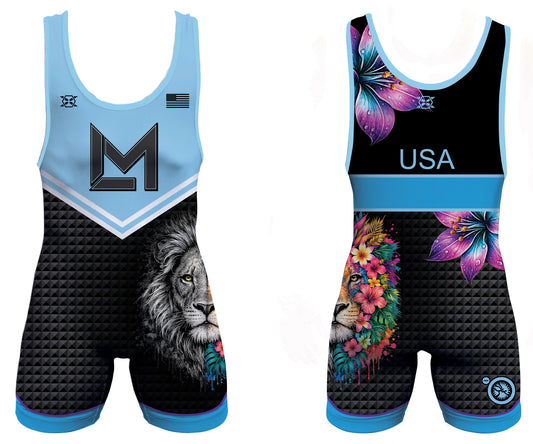 Lucy Milgrim Freestyle Wrestling Singlet Combo - Youth & Adult (Men & Women's Cut)