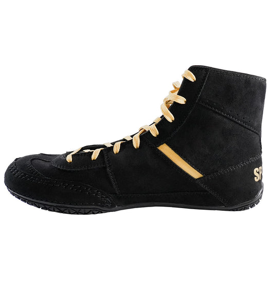 Spartan Combat Yianni Wrestling Shoe - Black/Gold