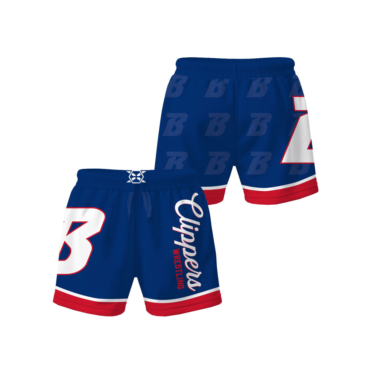 Bellport Wrestling Team Tee & Shorts Bundle
