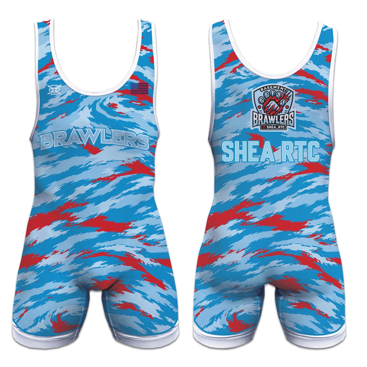 Basement Brawlers Wrestling Club Singlet