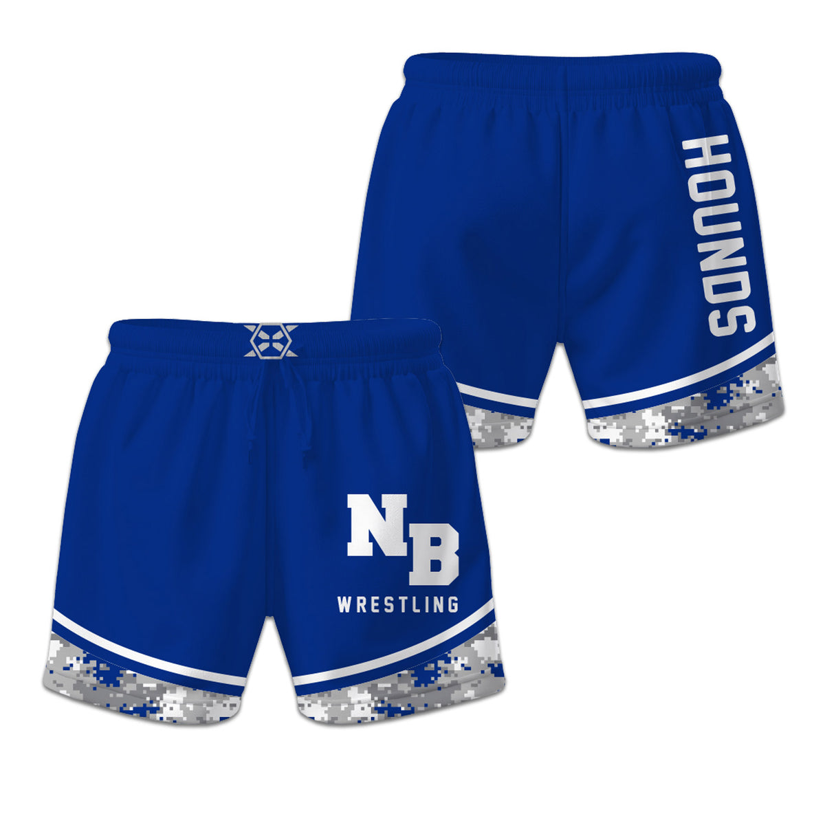 Northern Burlington Wrestling Club Team Tee & Shorts Bundle