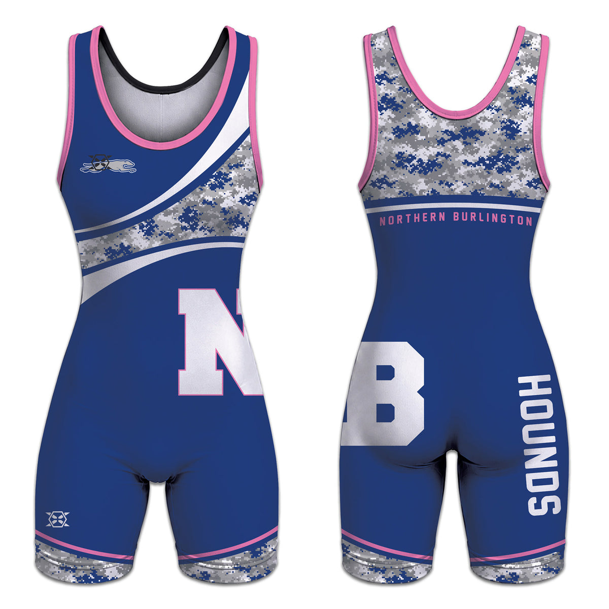 Northern Burlington Wrestling Team Singlet