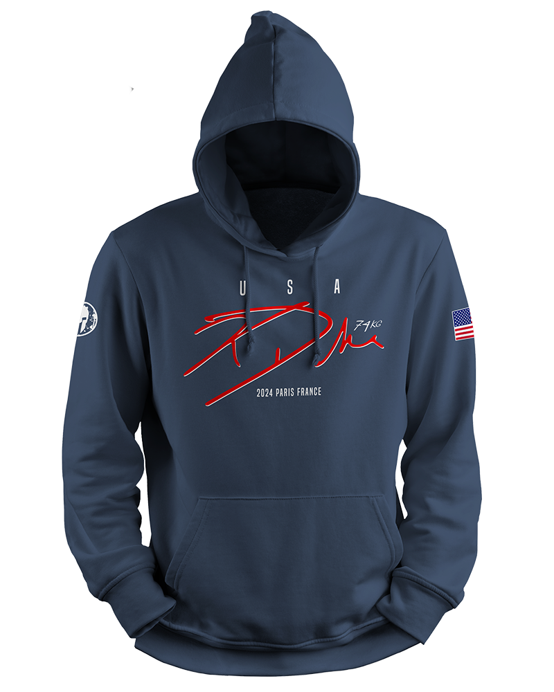 Kyle Dake '2024 Olympic Games' 74kg Organic Hoodie - Navy