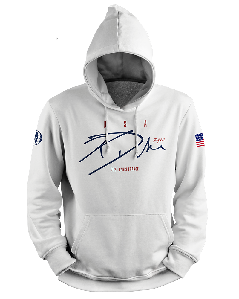 Kyle Dake '2024 Olympic Games' 74kg Organic Hoodie - Cream