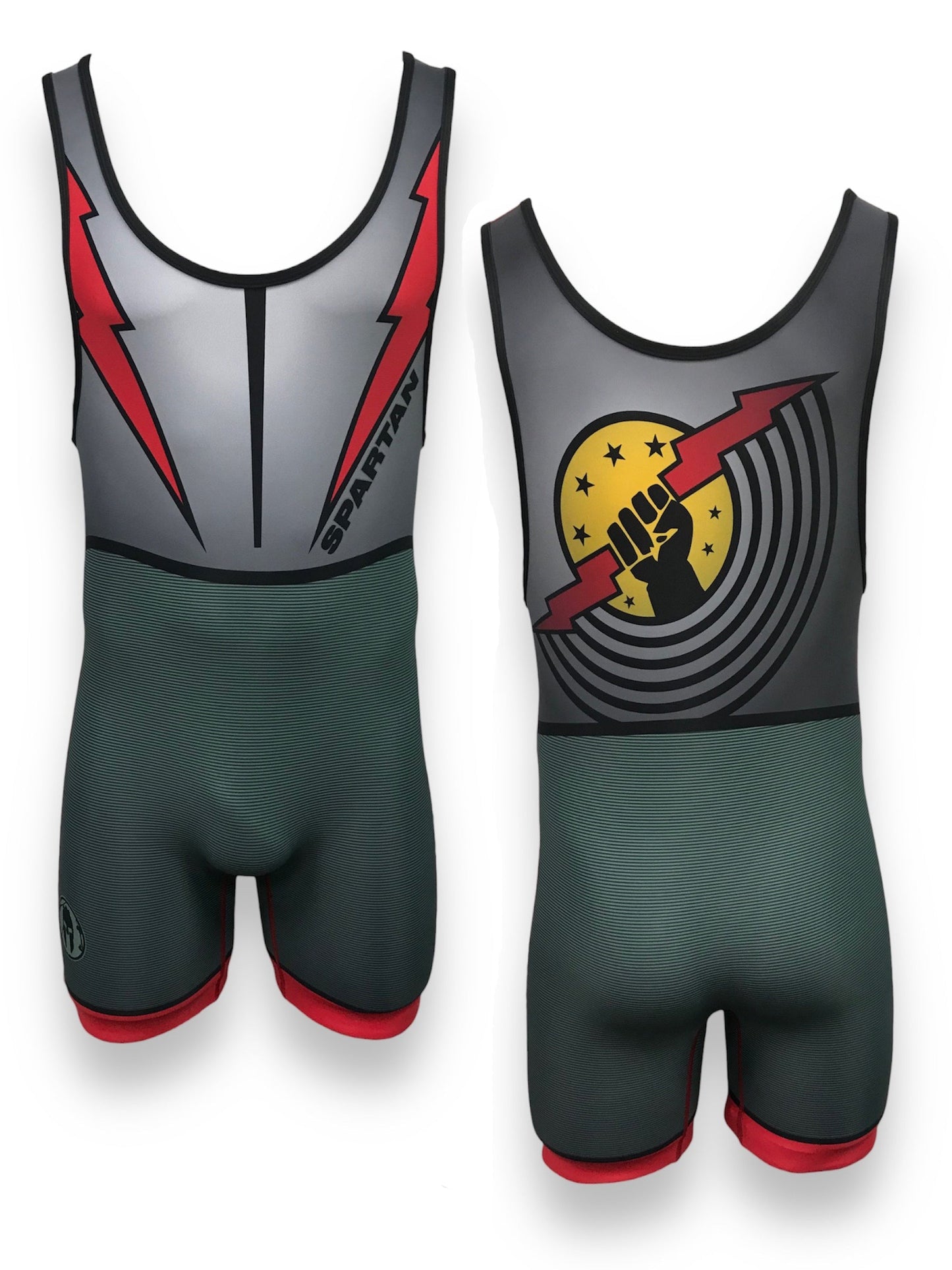 SPARTAN WRESTLING SINGLET - PILOT SERIES "Slider" - MEN'S CUT