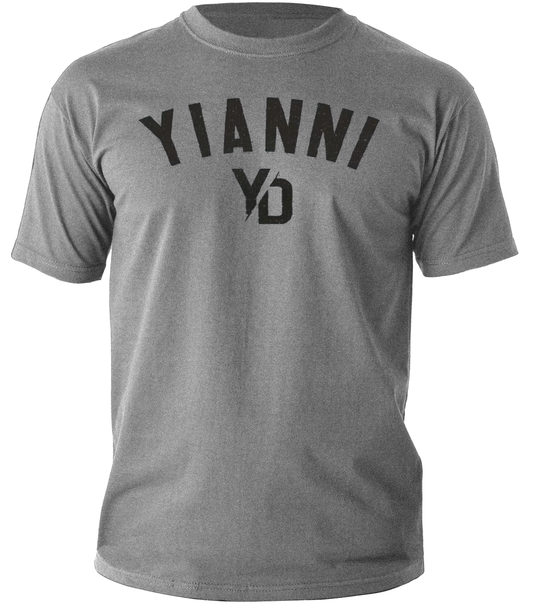 YIANNI - Have Some Nuts Gray Cotton Tee