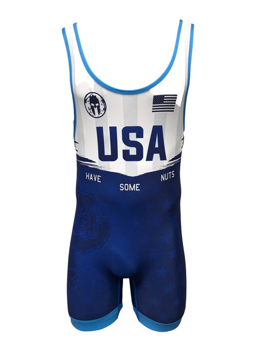 Yianni 'Have Some Nuts' USA Singlet Combo - Men's & Youth