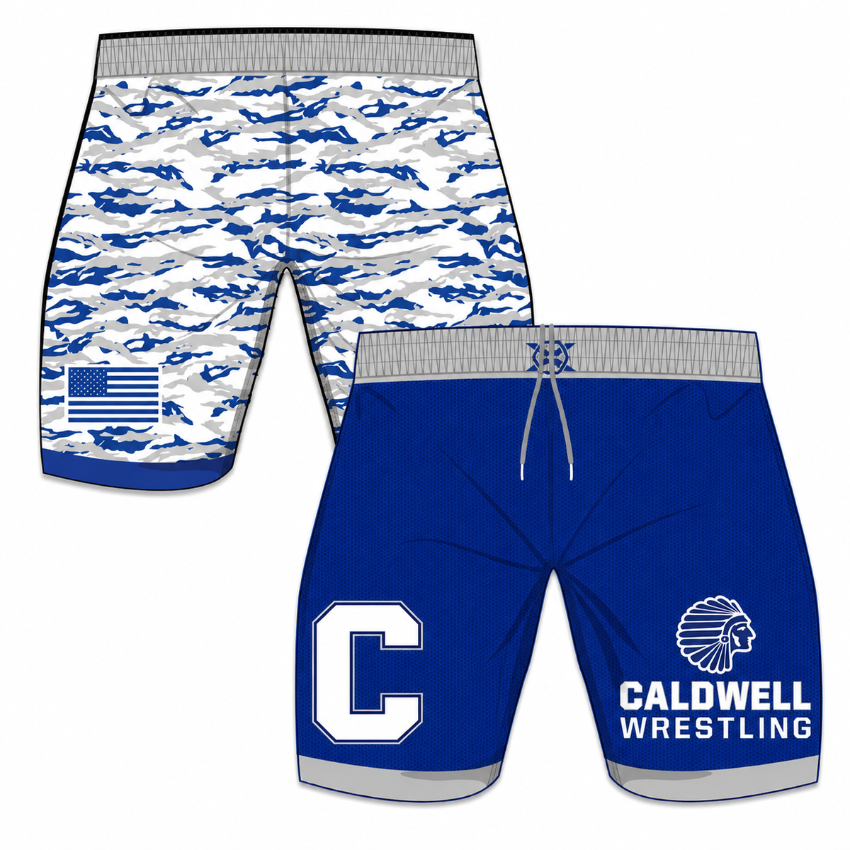 Caldwell Wrestling Team Shorts
