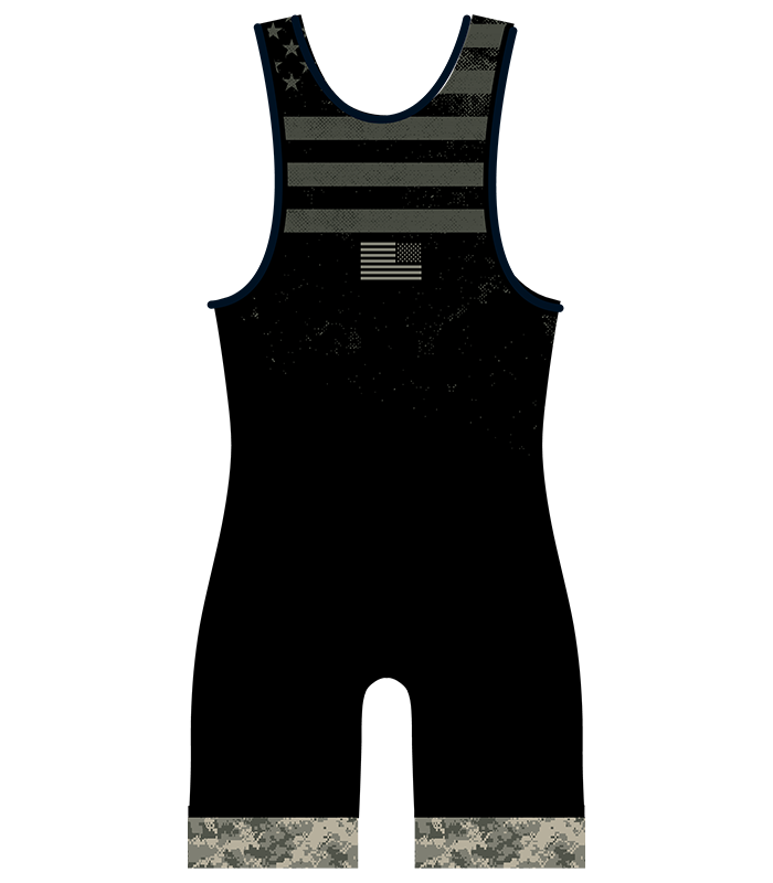 US ARMY BLACK SINGLET (Men & Women Cut)