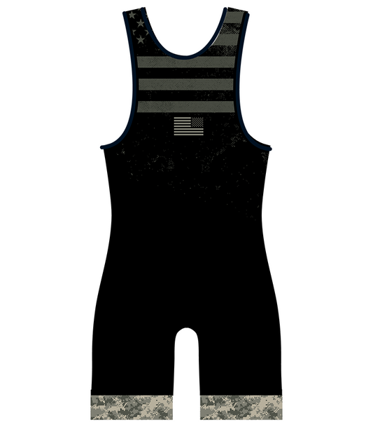 US ARMY BLACK SINGLET (Men & Women Cut)