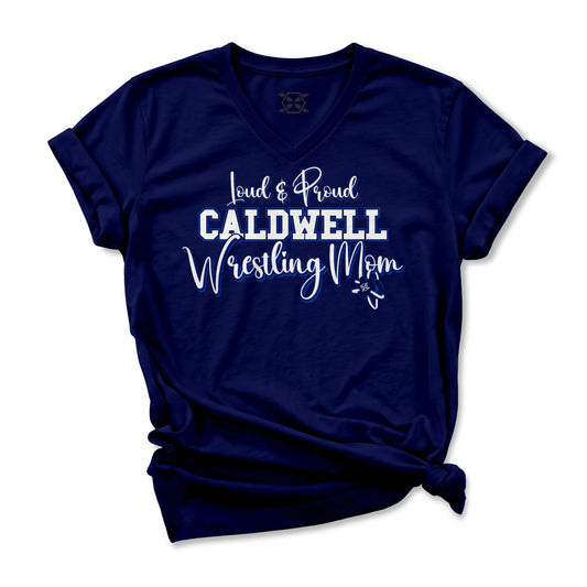 Caldwell Wrestling Team Loud & Proud Mom Gear