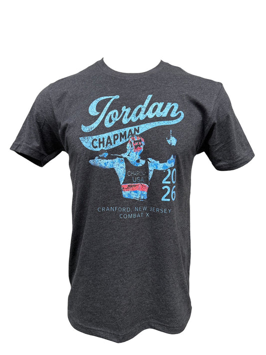 Jordan Chapman Soft Cotton Tee - Charcoal