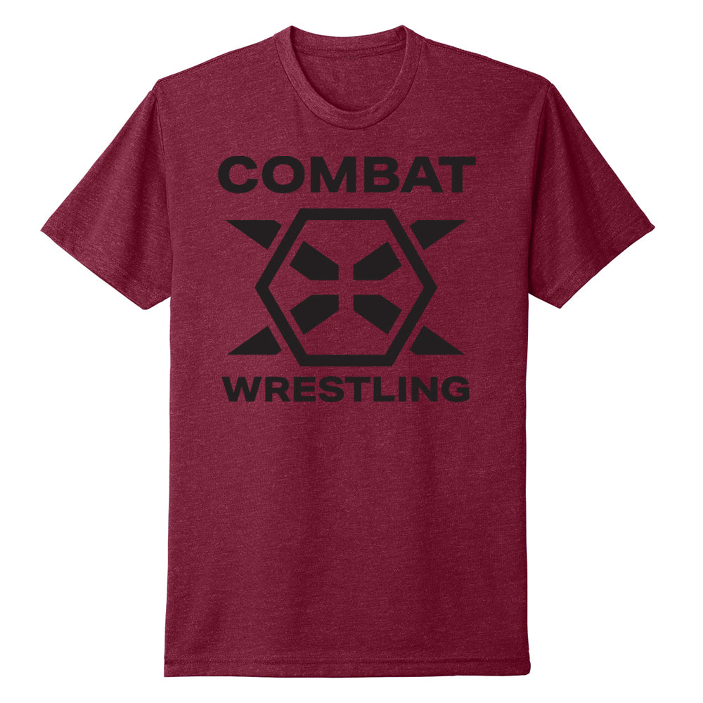 Combat X Wrestling Tee (Black Logo) - Various Colors