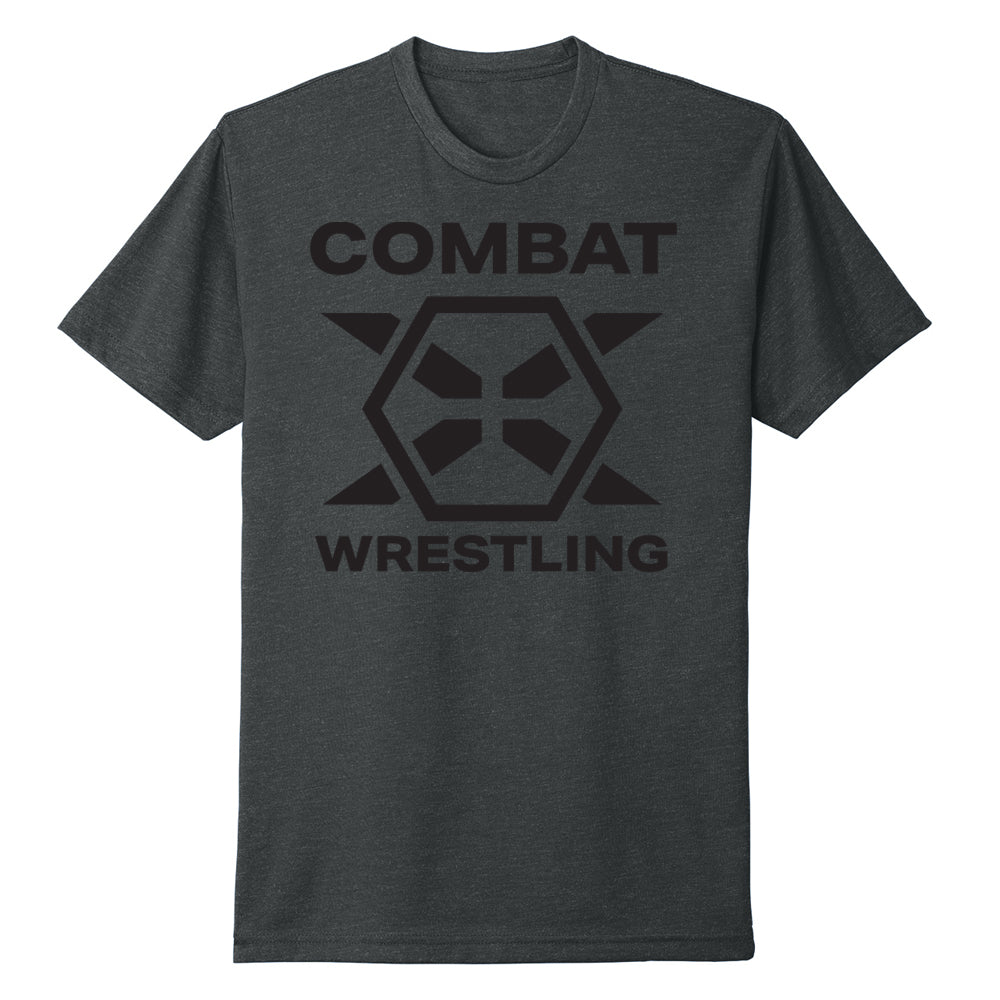 Combat X Wrestling Tee (Black Logo) - Various Colors