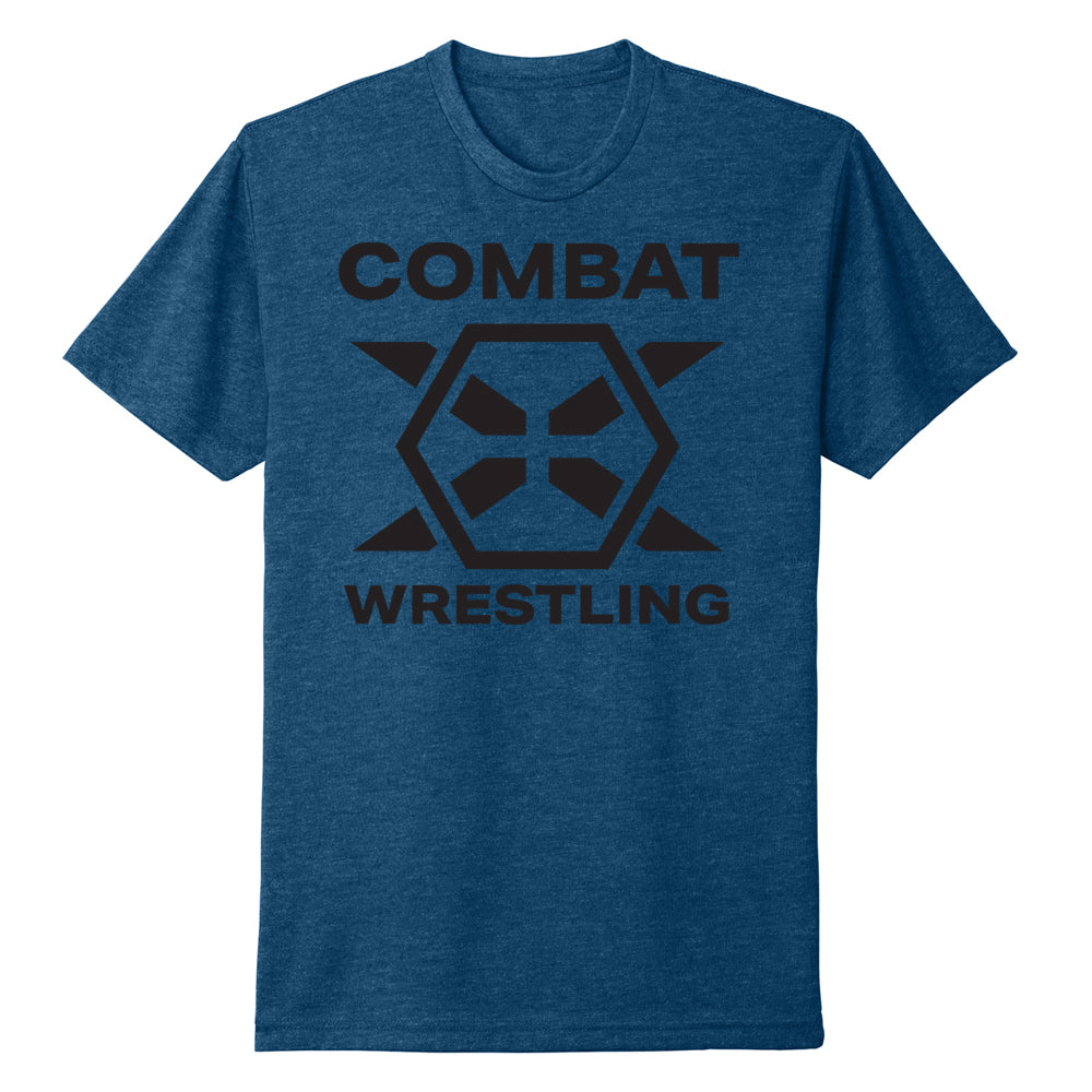 Combat X Wrestling Tee (Black Logo) - Various Colors