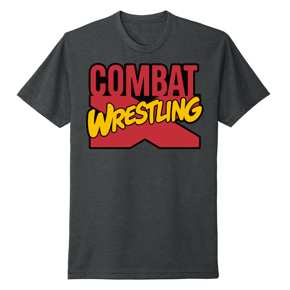 Combat X Wrestling Tee (Comic Logo) - Various Colors