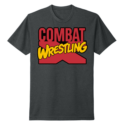 Combat X Wrestling Tee (Comic Logo) - Various Colors