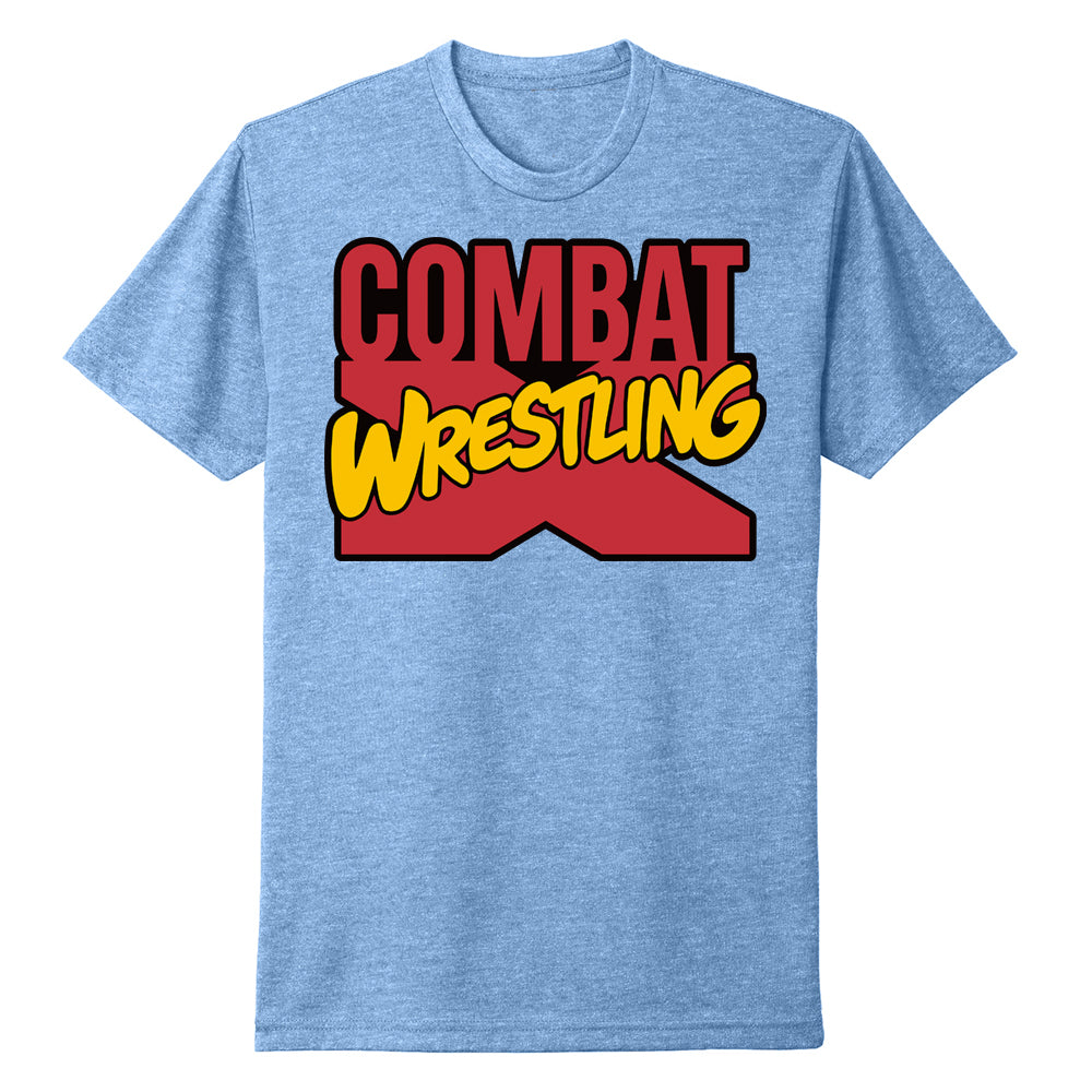 Combat X Wrestling Tee (Comic Logo) - Various Colors