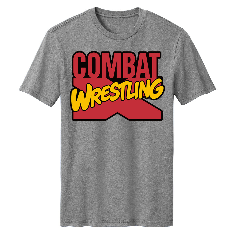 Combat X Wrestling Tee (Comic Logo) - Various Colors