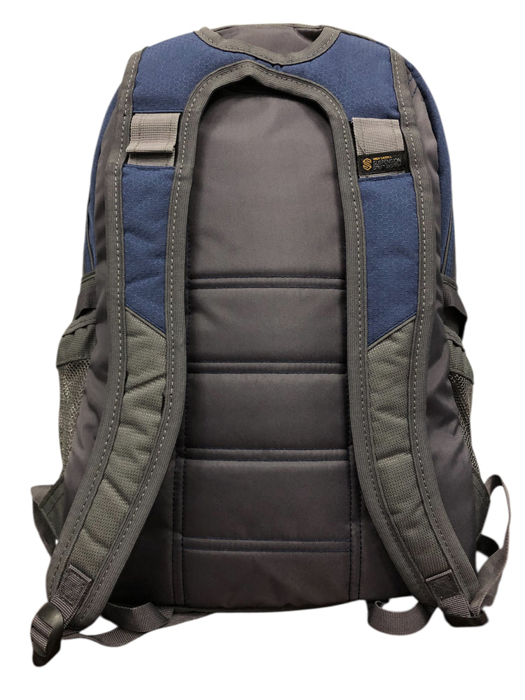 Combat X Multi-Compartment Backpack - Navy/Gray