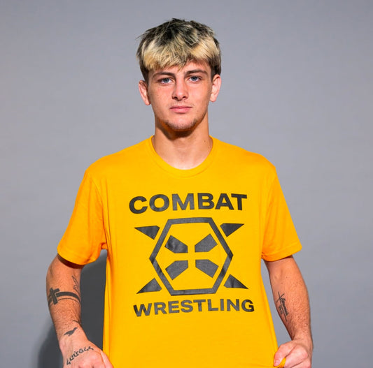Combat X Wrestling Tee (Black Logo) - Various Colors