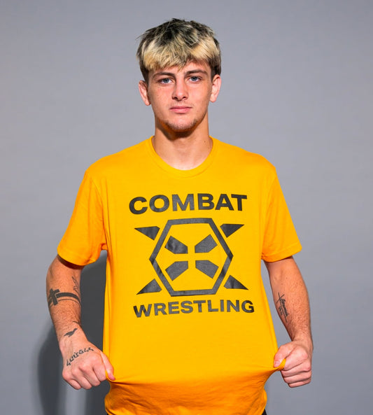Combat X Wrestling Tee (Black Logo) - Various Colors