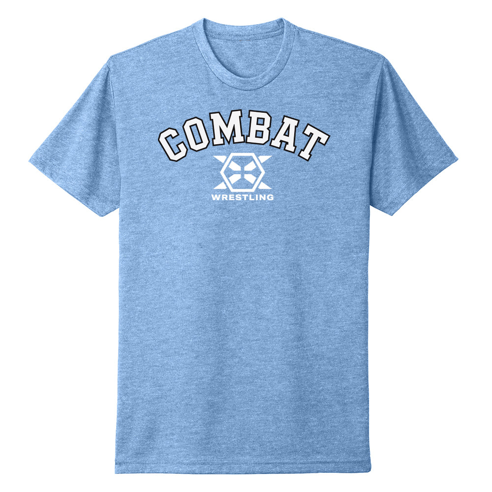 Combat X Wrestling Tee (Varsity Logo) - Various Colors