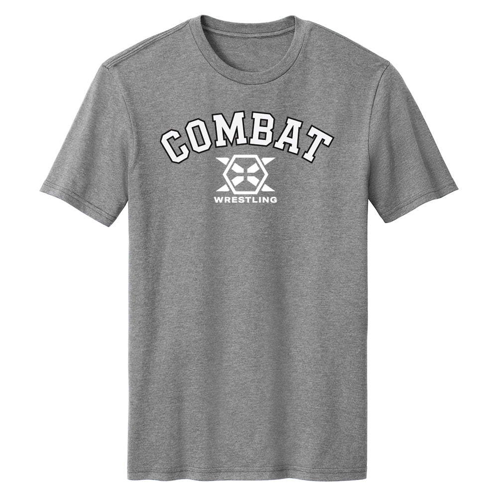 Combat X Wrestling Tee (Varsity Logo) - Various Colors