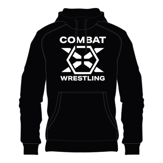 Combat X Wrestling Fleece Pullover Hoodie - Black