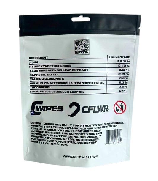 High-Performance Combat Wipes (Pack of 30)