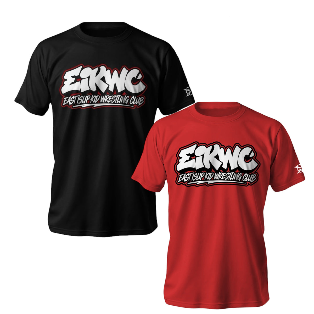 EIKWC Team Short OR Long Sleeve Cotton T-shirt (Black or Red)