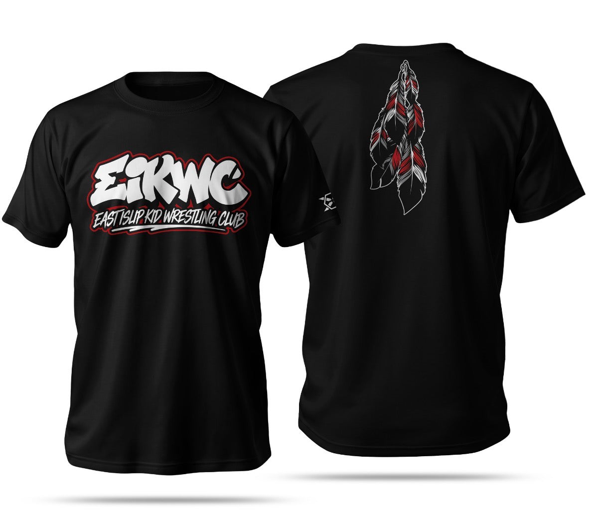 EIKWC Team Short OR Long Sleeve Cotton T-shirt (Black or Red)