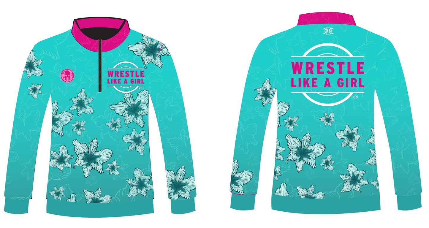 Wrestle Like A Girl 1/4 Zip