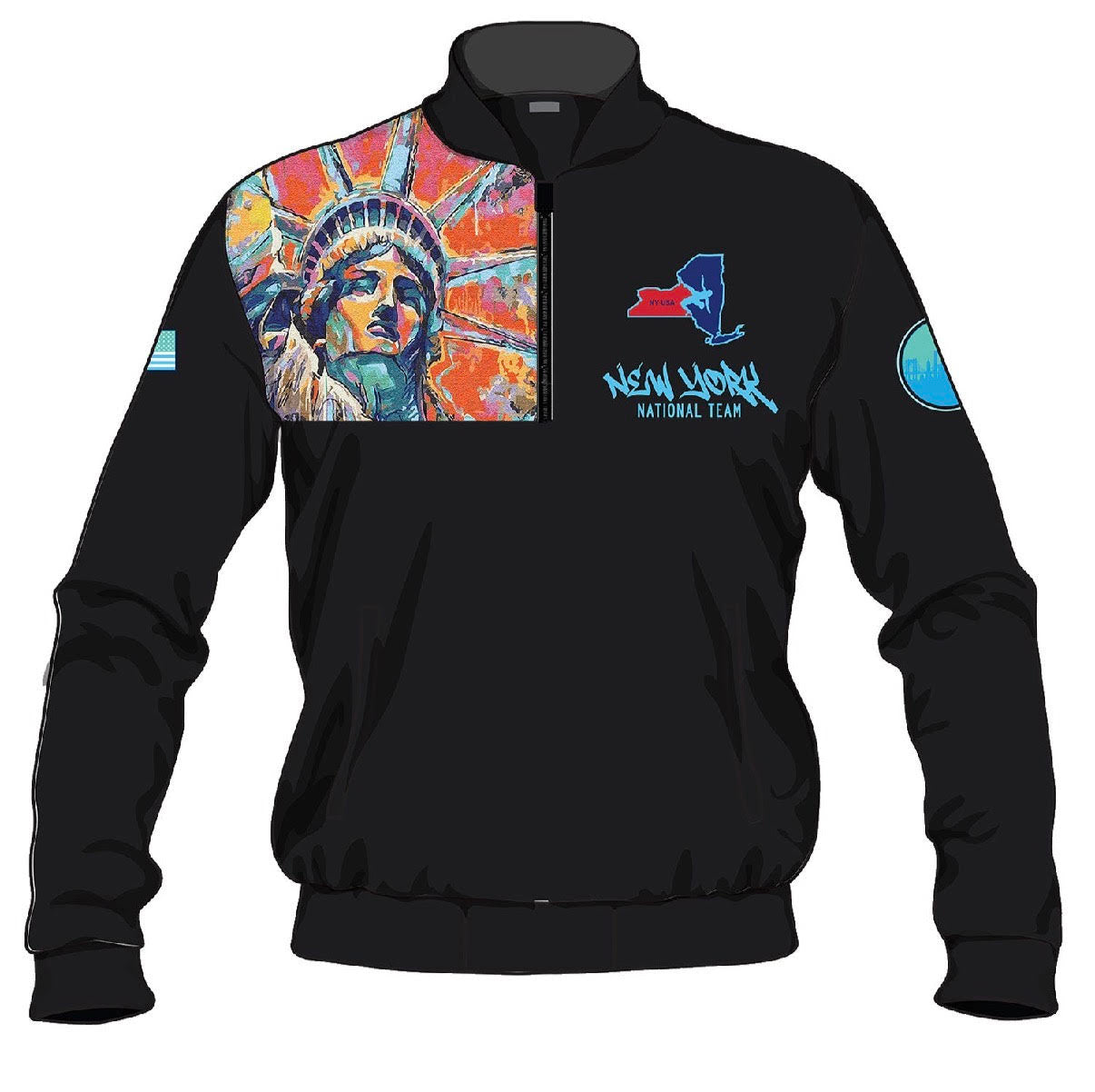 New York Graffiti 1/4 Zip