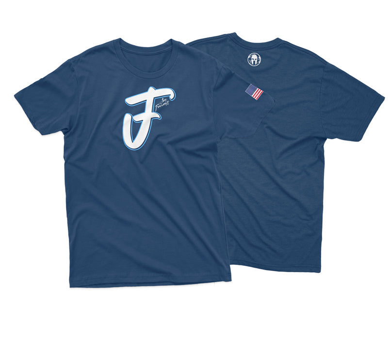 Jax Forrest Soft Cotton Tee - Blue