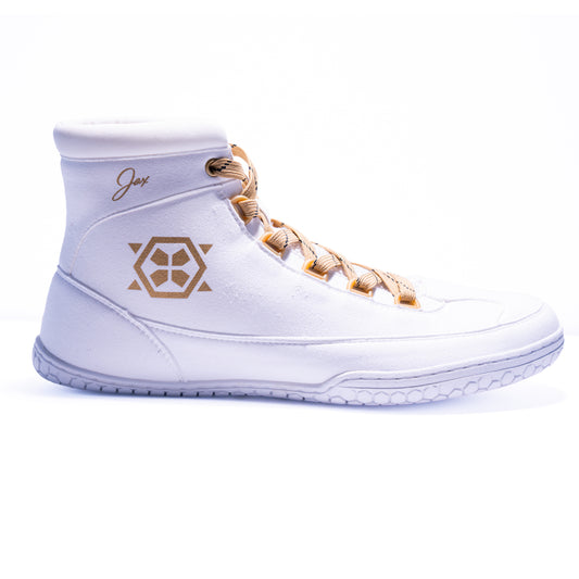 *PRE-ORDER* Combat X Jax Forrest Wrestling Shoe - White Gold