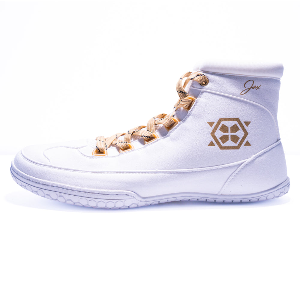 *PRE-ORDER* Combat X Jax Forrest Wrestling Shoe - White Gold
