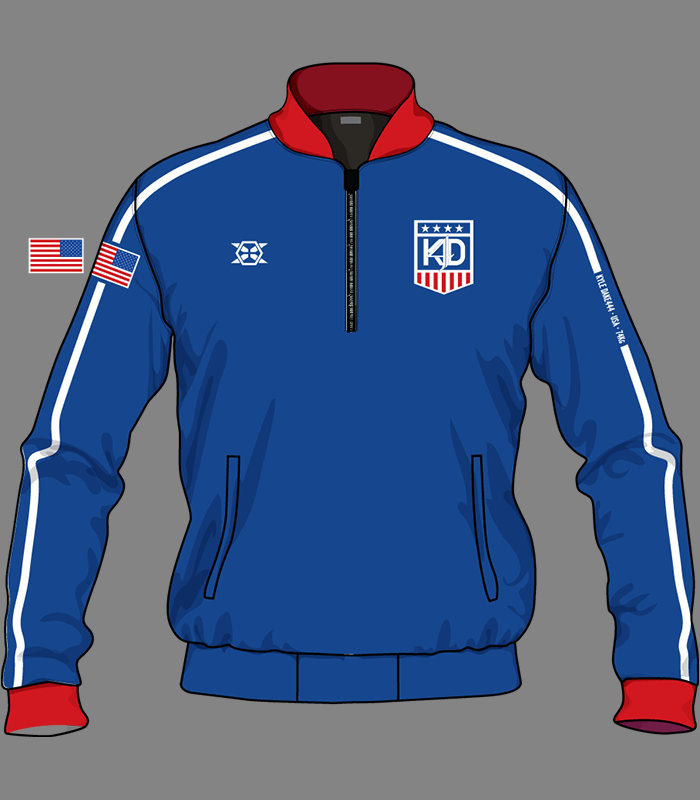 TEAM KD4: USA QUARTER ZIP