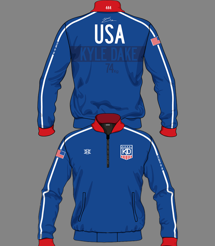 TEAM KD4: USA QUARTER ZIP