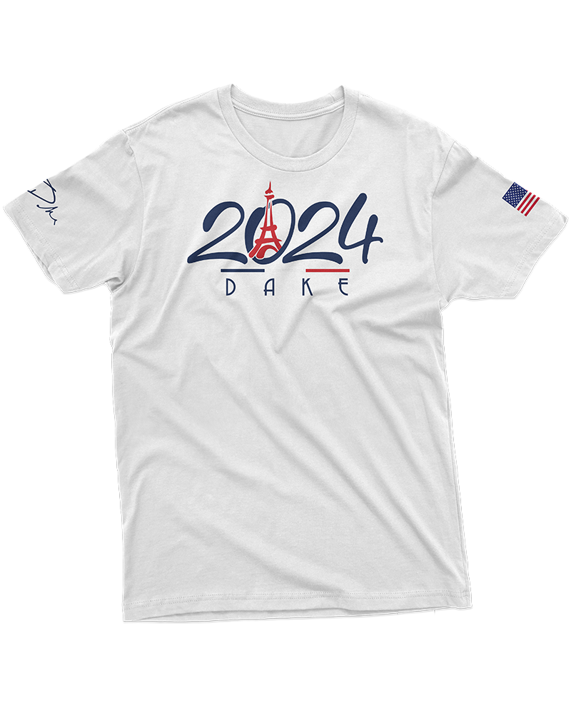 Kyle Dake '2024 Olympic Games' Paris Tee - White
