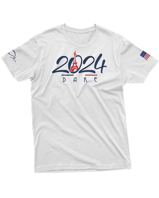 Kyle Dake '2024 Olympic Games' Paris Tee - White
