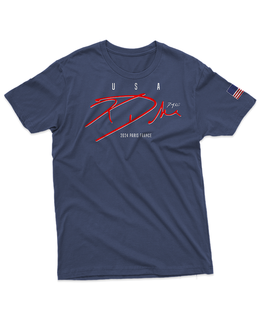 Kyle Dake '2024 Olympic Games' 74KG Organic Tee - Navy